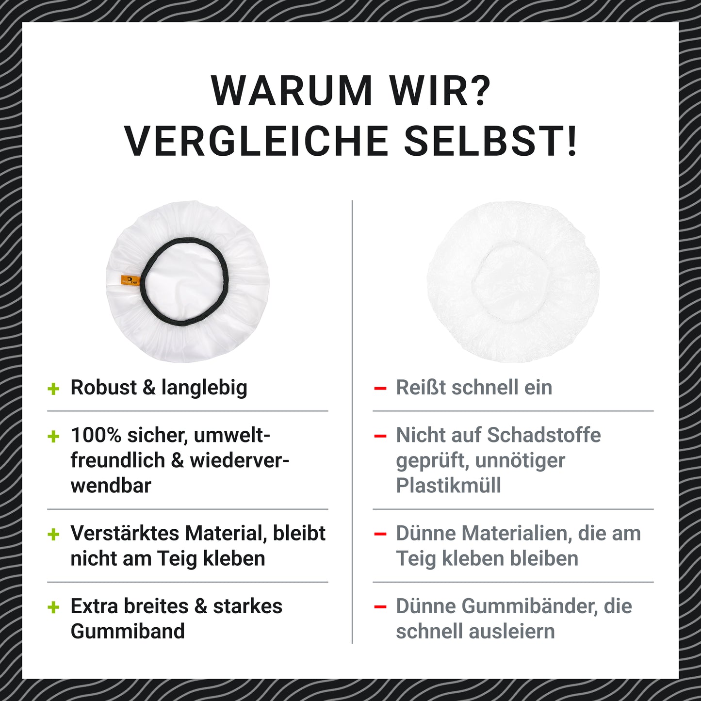 2er Set Abdeckhauben