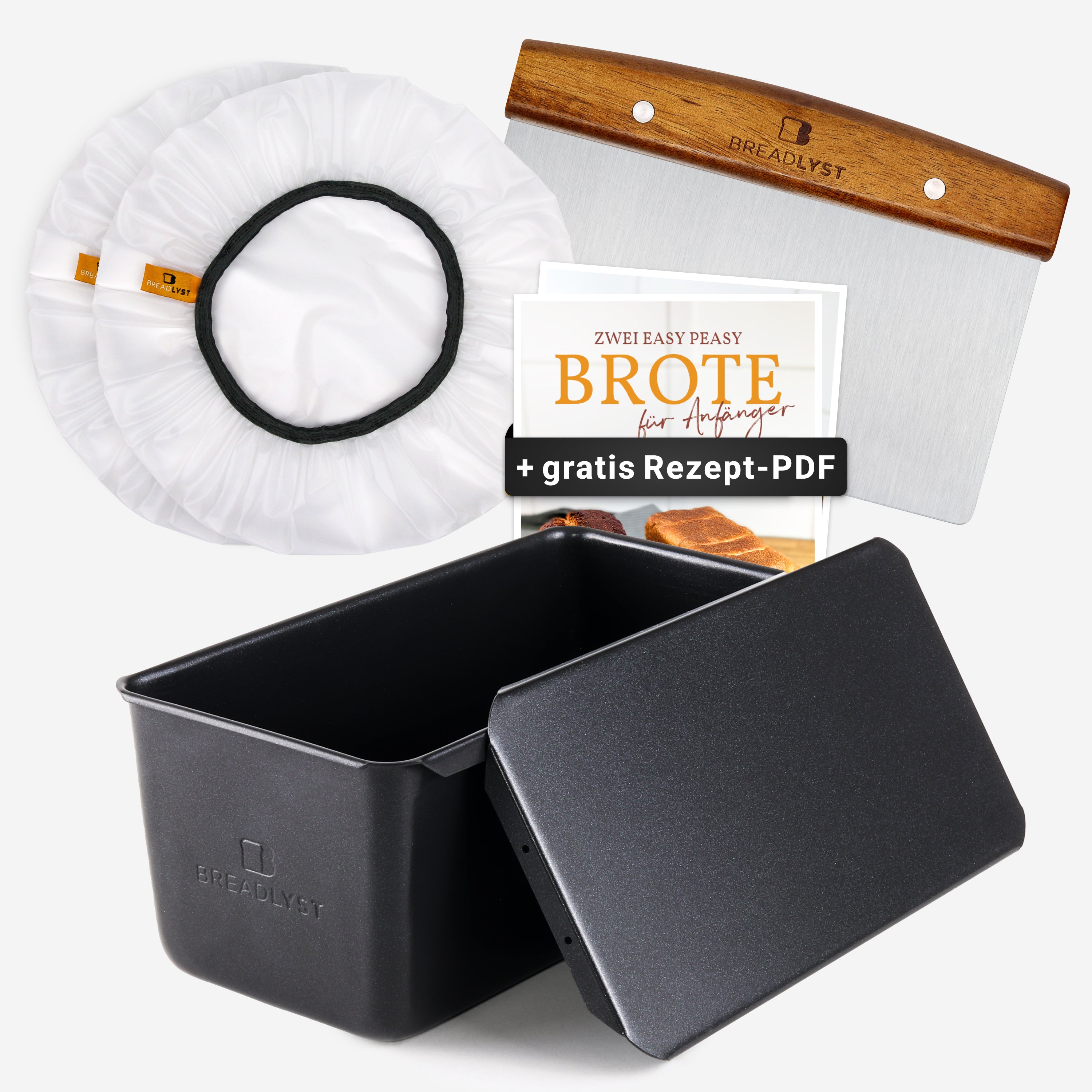 Einsteiger-Set HORST – Kastenbackform 23 cm mit Zubehör & gratis Rezept-PDF