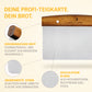 Premium-Teigkarte aus Edelstahl mit Holz-Griff
